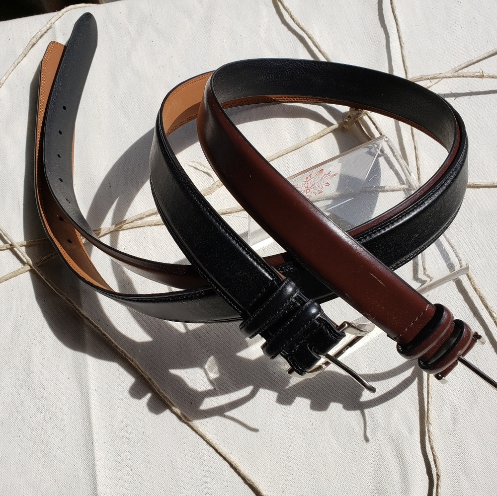Mens belts (two) sz 38